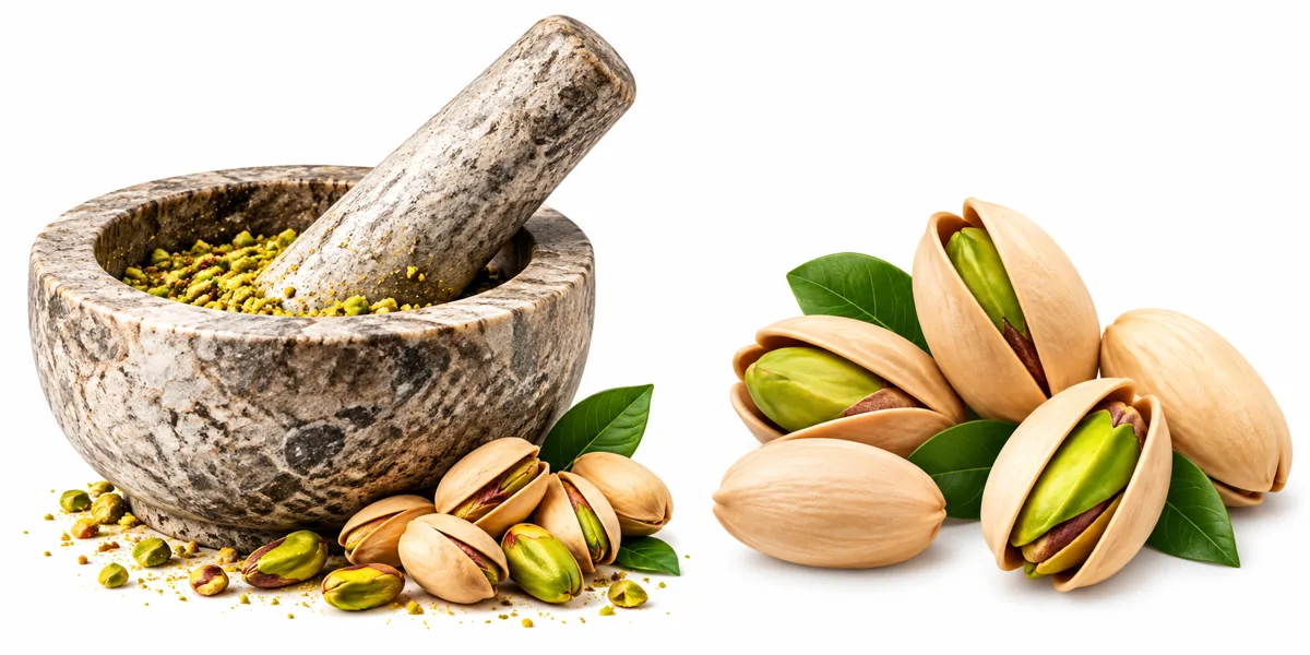 Mortar & pistachios